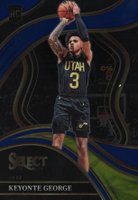 2023 Panini Select #295 Keyonte George Blue Basketball Card