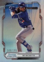 2019 Bowman Sterling #BPR25 Bo Bichette Refractor Baseball Card