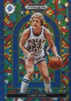 2022 Panini Prizm Draft Picks Stained Glass #SGLB Larry Bird Basketball Card