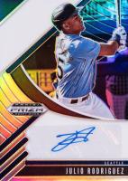2020 Panini Prizm Draft Picks Autographs #AJR Julio Rodriguez Baseball Card