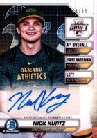 2024 Bowman Draft Bowman Draft Night Autographs #NK Nick Kurtz Baseball Card