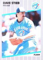 1989 Fleer #244 Dave Stieb Baseball Card