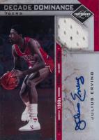 2011 Panini Limited Decade Dominance #10 Julius Erving Autograph-Material Basketball Card