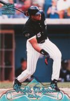 1998 Pacific Paramount #32 Frank Thomas Platinum Blue Baseball Card