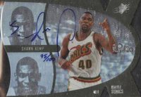 1997 SPx ProMotion #4 Shawn Kemp Autograph-Die-Cut Basketball Card