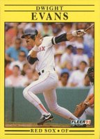 1991 Fleer #93 Dwight Evans Baseball Card