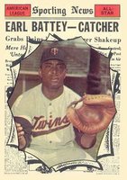 1961 Topps #582 Earl Battey All-Star Baseball Card