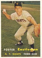 1957 Topps #237 Foster Castleman Baseball Card