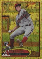 2012 Topps Update #US213 Trevor Bauer Gold Sparkle Baseball Card
