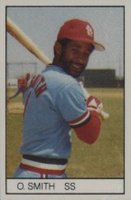 1984 All-Star Game Program Inserts-Hand Cut # Ozzie Smith Baseball Card