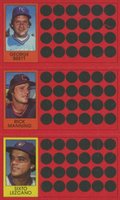 1981 Topps Scratch-Offs # George Brett/Rick Manning/Sixto Lezcano Baseball Card