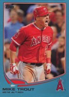 2013 Topps #338 Mike Trout Wal-Mart Blue Border Baseball Card