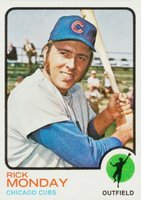 1973 Topps #44 Rick Monday Baseball Card