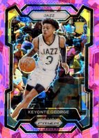 2023 Panini Prizm #127 Keyonte George Pink Ice Basketball Card