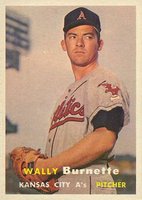 1957 Topps #13 Wally Burnette Baseball Card