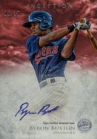 2013 Bowman Inception Prospects Autographs #PA-BB Byron Buxton Red Baseball Card