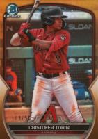 2023 Bowman Draft #BDC148 Cristofer Torin Chrome-Gold Baseball Card
