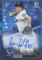 2016 Bowman Draft Chrome Draft Picks Autographs #CDAJR Joe Rizzo Blue Refractor Baseball Card