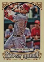 2014 Topps Gypsy Queen #349 Mike Trout Batting Baseball Card