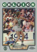 2008 Topps Chrome #169 Larry Bird Refractor Basketball Card