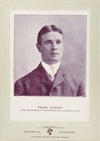 1902 Sporting Life Cabinets #95 Frank Chance Chicago, NL, 1902-Street clothes Baseball Card