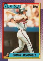 1990 Topps Tiffany #329 Oddibe McDowell Baseball Card