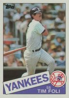1985 Topps #456 Tim Foli Baseball Card