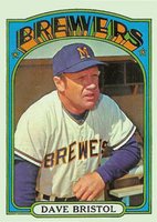 1972 Topps #602 Dave Bristol Baseball Card