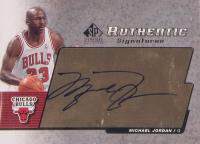 2004 SP Signature Authentic Signature #AS-MJ Michael Jordan Basketball Card
