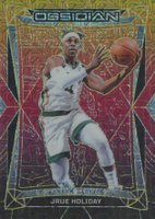 2023 Panini Obsidian #165 Jrue Holiday Electric Etch Molten Mojo Basketball Card