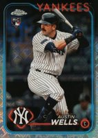 2024 Topps Chrome Logofractor Edition #281 Austin Wells Baseball Card