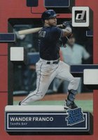 2022 Panini Donruss #34 Wander Franco Holo Red Baseball Card