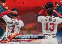 2018 Topps Update #US43 Ozzie Albies/Ronald Acuna Jr. Independence Day Baseball Card