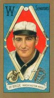1911 Gold Borders Broadleaf Back #136 George McBride Baseball Card