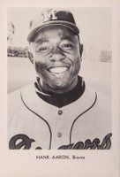 1965 Milwaukee Braves Picture Pack # Hank Aaron Baseball Card