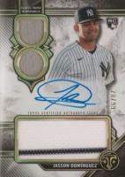 2024 Topps Triple Threads Rookie Autographed Relics #RARJD Jasson Dominguez Baseball Card