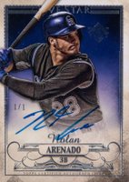 2018 Topps Transcendent VIP Buyback Autographs #FSANA Nolan Arenado 2016 Topps Five Star Baseball Card