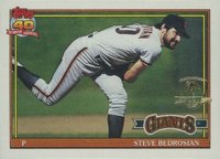 1991 Topps Desert Shield #125 Steve Bedrosian Baseball Card
