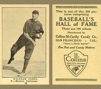 1917 Collins-McCarthy #84 William James Baseball Card