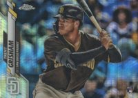 2020 Topps Chrome #101 Trent Grisham Prism Refractor Baseball Card