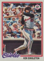 1978 Topps #65 Ken Singleton Baseball Card