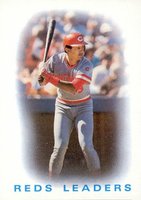 1986 Topps #366 Reds Leaders Baseball Card