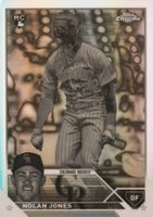 2023 Topps Chrome Update #USC178 Nolan Jones Negative Refractor Baseball Card