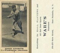 1916 Wares #3 Eddie Ainsmith Baseball Card