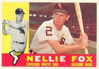 1960 Topps #100 Nellie Fox Baseball Card