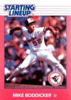1988 Kenner Starting Lineup # Mike Boddicker Baseball Card