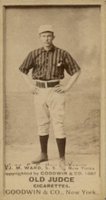 1887 Old Judge #478-4a John Ward Hands on hips-J.M.-New Yorks Baseball Card