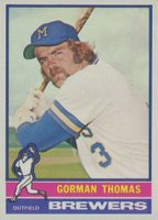 1976 Topps #139 Gorman Thomas Baseball Card