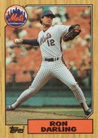 1987 Topps Tiffany #75 Ron Darling Baseball Card