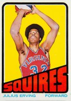 1972 Topps #195 Julius Erving Basketball Card
